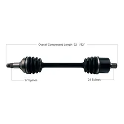 Tytaneum Replacement CV Axle Rear Left or Right