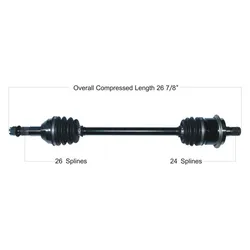 Tytaneum Replacement CV Axle Rear Left or Right