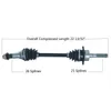 Tytaneum Replacement CV Axle Front Right