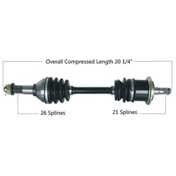 Tytaneum Replacement CV Axle Front Left
