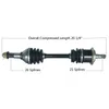 Tytaneum Replacement CV Axle Front Left
