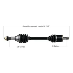 Tytaneum Replacement CV Axle Front Left