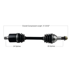 Tytaneum Replacement CV Axle Rear Left