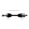 Tytaneum Replacement CV Axle Rear Left or Right