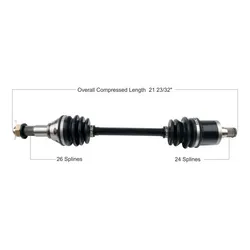 Tytaneum Replacement CV Axle Rear Left