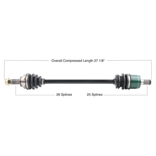 Tytaneum Replacement CV Axle Rear Left or Right
