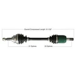 Tytaneum Replacement CV Axle Front Right