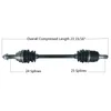 Tytaneum Replacement CV Axle Front Right