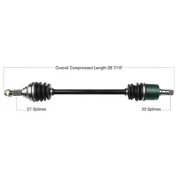 Tytaneum Replacement CV Axle Front Left