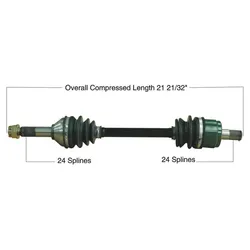 Tytaneum Replacement CV Axle Rear Left or Right