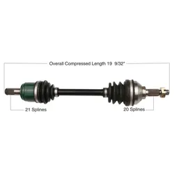 Tytaneum Replacement CV Axle Front Right