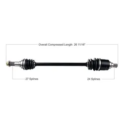 Tytaneum Replacement CV Axle Front Right