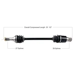 Tytaneum Replacement CV Axle Rear Left