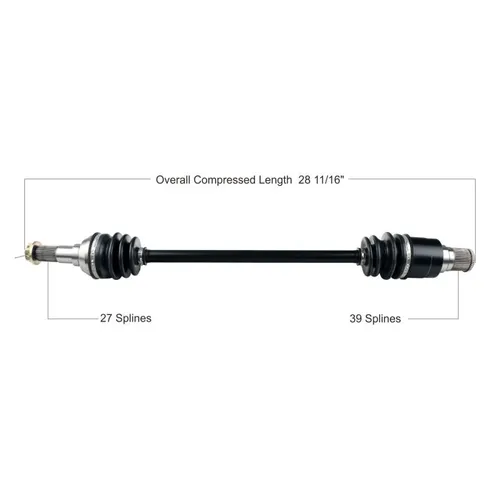 Tytaneum Replacement CV Axle Rear Right