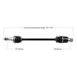 Tytaneum Replacement CV Axle Rear Right