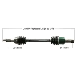 Tytaneum Replacement CV Axle Rear Right