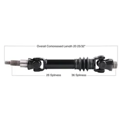 Tytaneum Replacement CV Axle Rear Left or Right