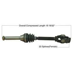 Tytaneum Replacement CV Axle Front Right or Left