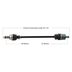 Tytaneum Replacement CV Axle Front Right or Left
