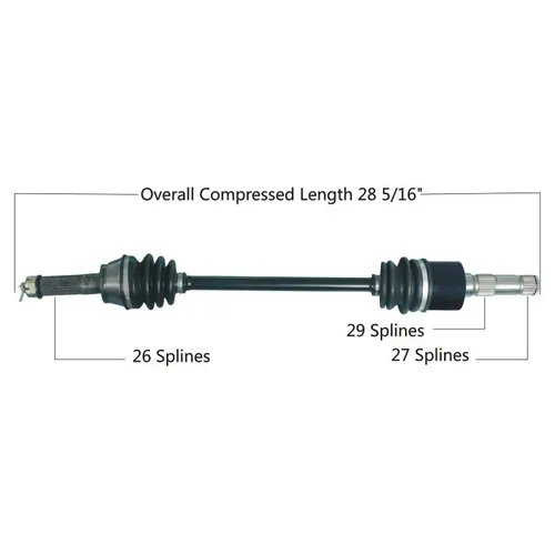 Tytaneum Replacement CV Axle Rear Left