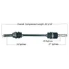 Tytaneum Replacement CV Axle Rear Left
