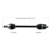 Tytaneum Replacement CV Axle Rear Left or Right