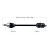 Tytaneum Replacement CV Axle Front Right or Left