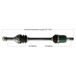 Tytaneum Replacement CV Axle Front Right