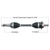 Tytaneum Heavy Duty Front Right CV Axle