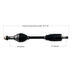 Tytaneum Heavy Duty Front Left CV Axle