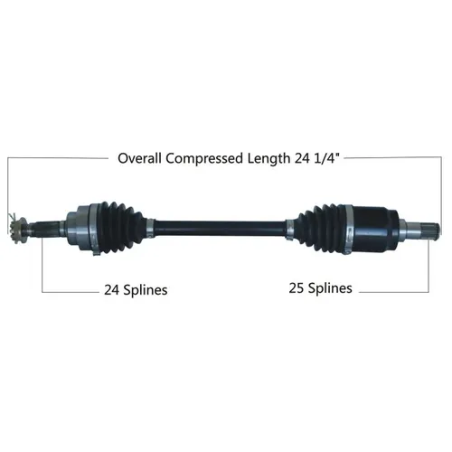 Tytaneum Heavy Duty Rear Left CV Axle