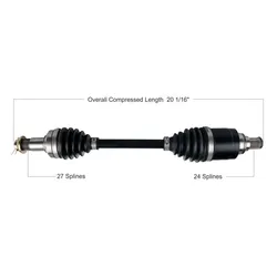 Tytaneum Heavy Duty Front Right CV Axle