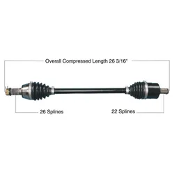 Tytaneum Heavy Duty Front Right or Left CV Axle