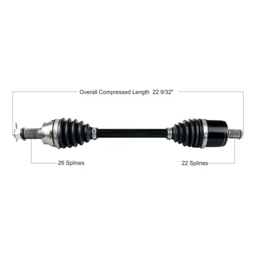 Tytaneum Heavy Duty Front Right or Left CV Axle
