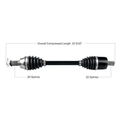 Tytaneum Heavy Duty Front Right or Left CV Axle
