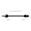Tytaneum Heavy Duty Front Right or Left CV Axle