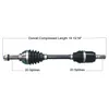 Tytaneum Heavy Duty Front Right or Left CV Axle