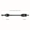 Tytaneum Heavy Duty Front Left CV Axle