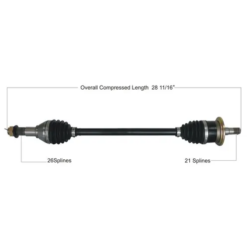 Tytaneum Heavy Duty Front Left CV Axle