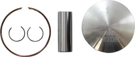 Wossner Complete Piston Kit 46.96mm Ring Circlip Wrist Pin