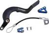 Moose Blue Foot Brake Pedal Arm w Snake Lanyard Tether Cable