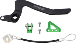 Moose Green Stainless Steel Hammerhead Brake Pedal