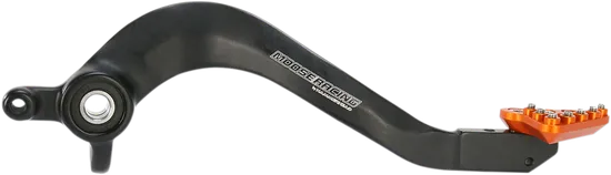 Moose Orange Foot Brake Pedal Arm w Snake Lanyard Tether Cable