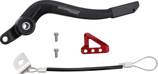 Moose Red Stainless Steel Hammerhead Brake Pedal