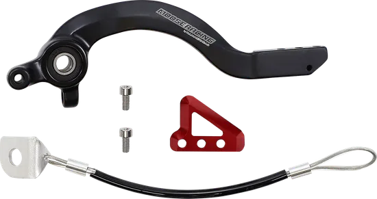 Moose Red Stainless Steel Hammerhead Brake Pedal