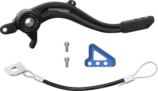 Moose Blue Stainless Steel Hammerhead Brake Pedal