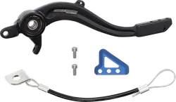 Moose Blue Stainless Steel Hammerhead Brake Pedal