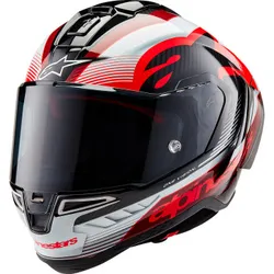 Alpinestars Adult Unisex Supertech R10 Team Helmet Full Face XS Black Red White