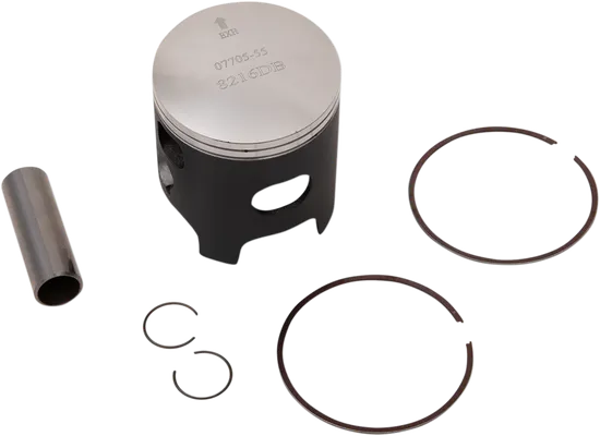 Wossner Complete Piston Kit 66.37mm Dual Ring Circlip Wrist Pin