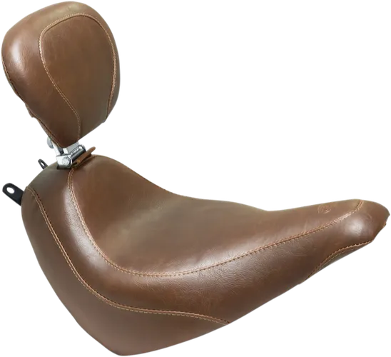 Mustang Brown Wide Tripper Solo Seat Backrest